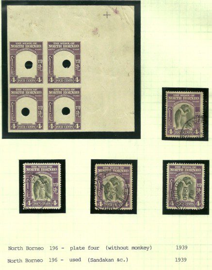 Proboscis monkey stamps