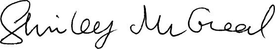 Shirley's Signature