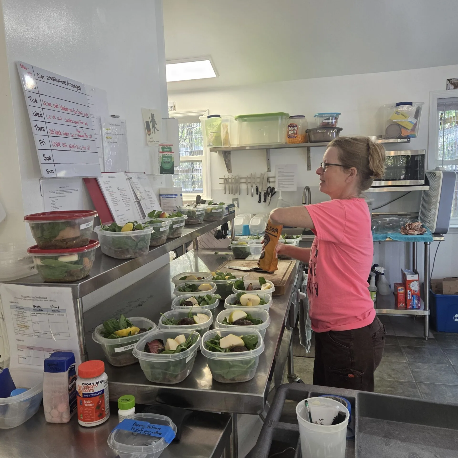 Volunteer Kari Food Prep Apr 2026